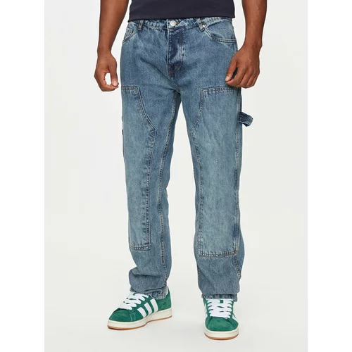 Brave Soul Jeans hlače MJN-COUNTY Modra Straight Fit