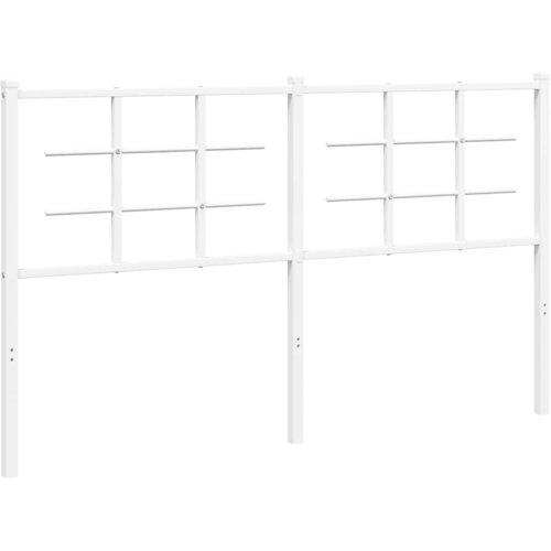  Metalno zamjensko uzglavlje bijelo 160 cm Slike