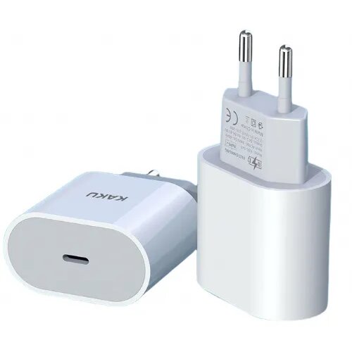 Kakusiga adapter KSC-541 hišni polnilec Quick Charge 20W vhod Type C PD 3.0 - Original (EU Blister) bel Cene