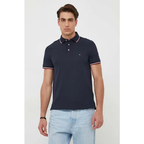 Tommy Hilfiger Polo majica za muškarce, boja: tamno plava, s uzorkom