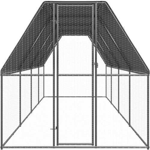  kavez za koko&amp;scaron;i 2 x 8 x 2 m od pocinčanog čelika Slike