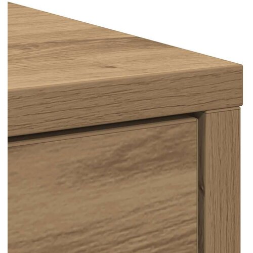  Komoda s ladicama i vratima artisan hrast 73x31x90 cm Slike