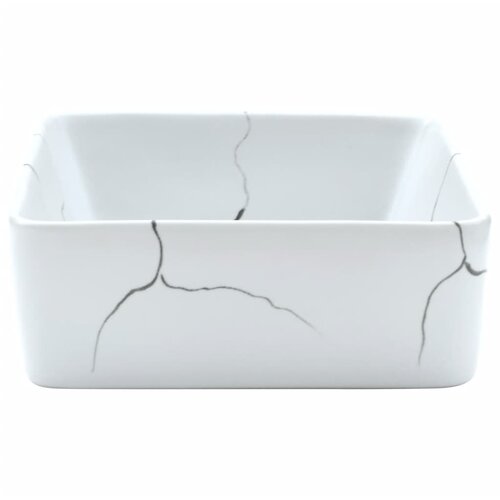  umivaonik bijeli pravokutni 46x35,5x13 cm keramički Slike