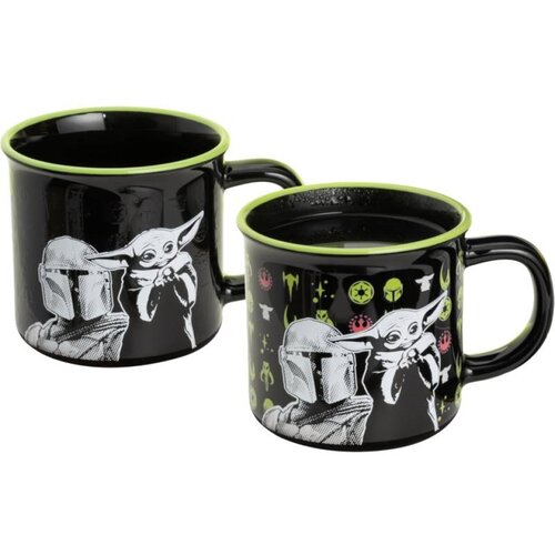 PALADONE PRODUCTS &Scaron;olja Paladone Star Wars - Mandalorian And Grogu - Heat Change Mug Cene