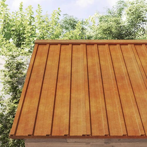 vidaXL Strešne plošče 12 kosov zarjavele 80x44 cm corten jeklo Cene