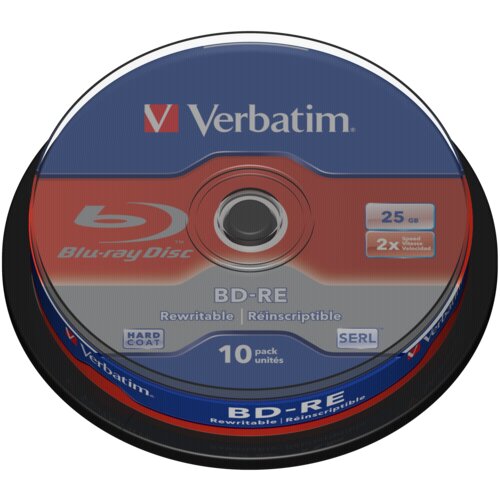 Verbatim 1x10 BD-RE Blu-Ray 25GB 2x Speed, Cakebox Cijene