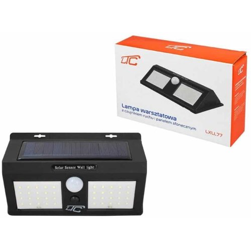 Ltc solarna led svetilka stenska 40 led 8w 2400lm s senzorjem Cene