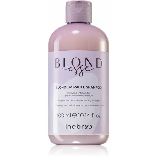 Inebrya BLONDesse Blonde Miracle Shampoo čistilni razstrupljevalni šampon za blond lase 300 ml
