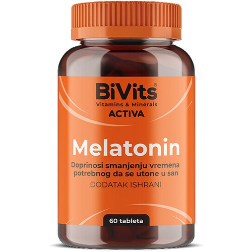 BiVits activa melatonin, 60 tableta Slike