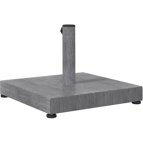  Baza za suncobran Tamno siva drvenasta 45 x 45 x 31,5 cm Slike
