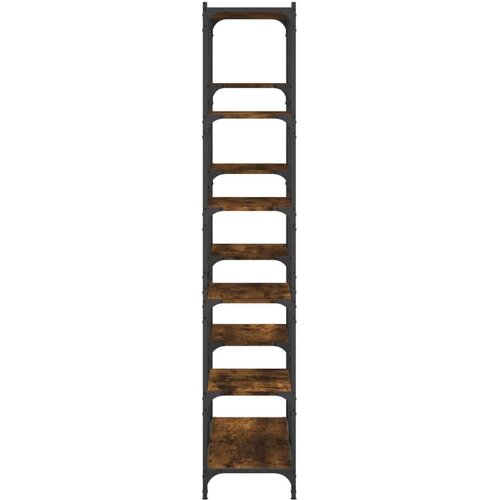 vidaXL Knjižna polica sonoma hrast 100x32x170 cm inž. les in železo Cene
