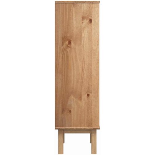  za cipele OTTA s 3 ladice smeđesivi od masivne borovine Slike