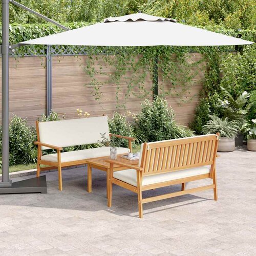  Sjedeća garnitura za vrt 3 pcs Smeđa 120 x 65,5 x 79 cm Cijene