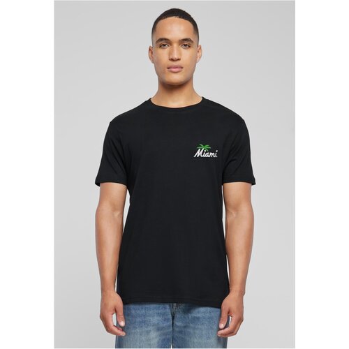 Mister Tee Men's T-shirt Miami Palm Tree EMB black Cene