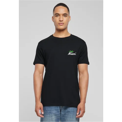 Mister Tee Men's T-shirt Miami Palm Tree EMB black