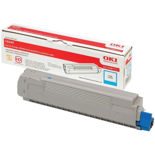 OKI 43487711 (C8600) moder/cyan- original Cene