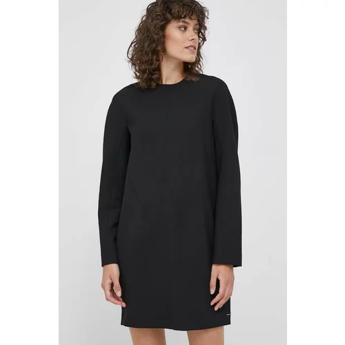 Calvin Klein Haljina boja: crna, mini, ravna