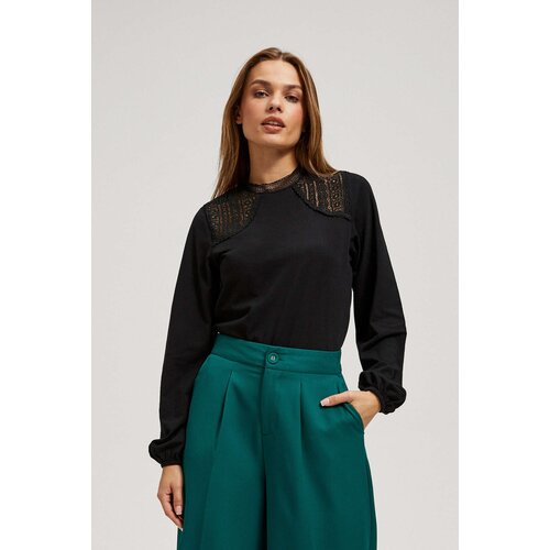 Marisse Blouse With Decorative Lace Slike