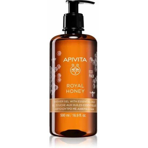 Apivita Royal Honey vlažilen gel za prhanje z eteričnimi olji 500 ml