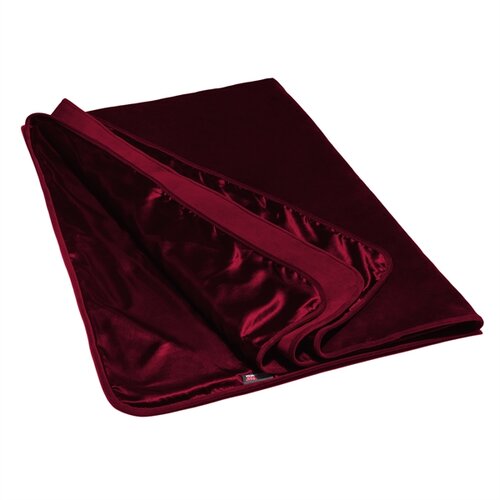 Liberator Fascinator Throw Velvish Merlot Slike