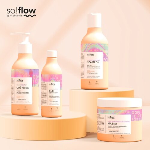 SoFlow Medium Porosity Hair Humectant Shampoo &amp;scaron;ampon za zaglađivanje anti-frizzy 400 ml Slike