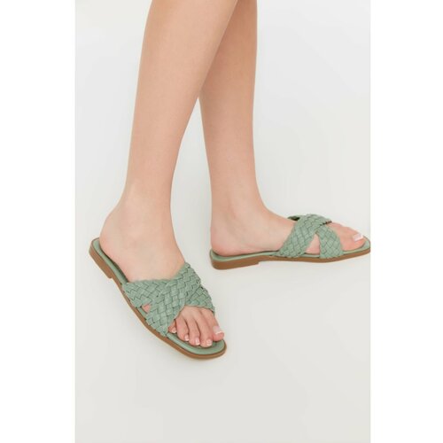 Trendyol Green Women's Slippers Slike