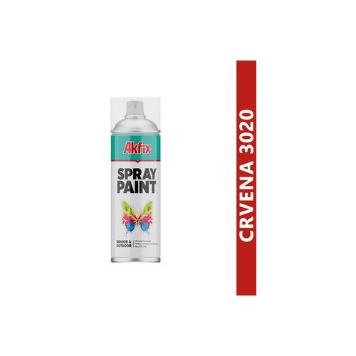 Akfix boja u spreju 3020 crvena 400 ml Cene