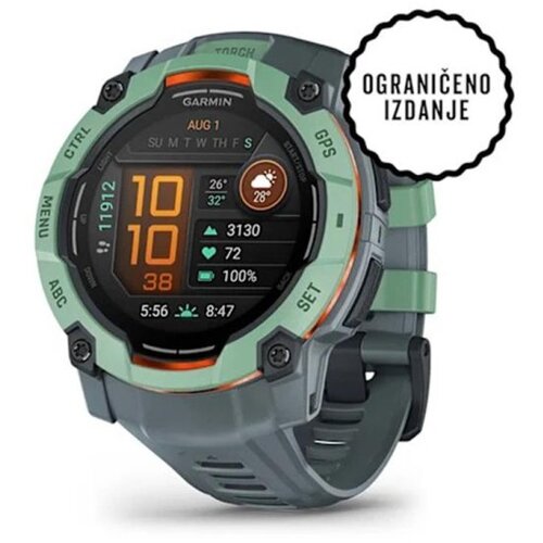 Garmin pametni sat instinct 3 50 amoled twilight 010-03020-01, zeleni Slike