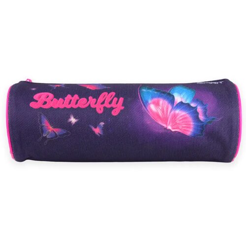 Spirit butterfly ljubičasti cilindrični pernica 19cm Cijene