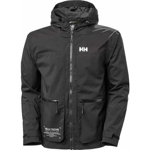 Helly Hansen Men's Move Hooded Rain Jacket Black M Jakna na otvorenom