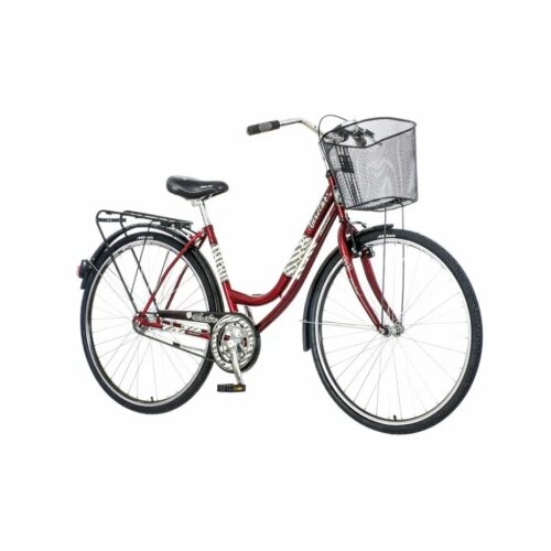 Visitor bicikl lowland 28&amp;quot; crveno krem Slike