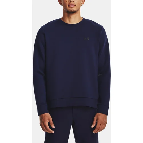 Under Armour Sweatshirt UA Unstoppable Flc Crew-BLU - Mens