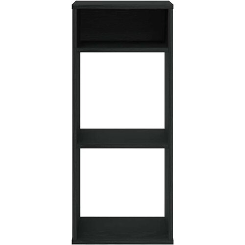  za knjige crni 34x31x80 cm od konstruiranog drva Slike
