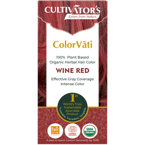 CULTIVATOR&amp;#039;S ColorV&amp;atilde;ti organska biljna boja za kosu - 11 vinsko crvena - 100 g Slike