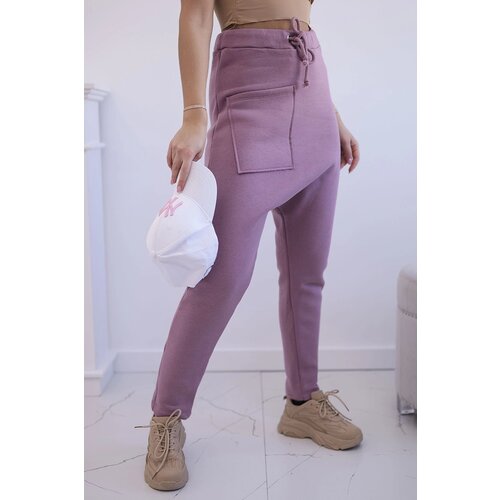 Kesi Set with Baggy trousers dark pink Cijene