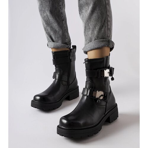 Gemre Black massive ankle boots Enrico Cijene