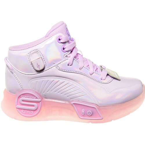 Skechers patike za devojčice s-lights remix roze-ljubičaste Cene