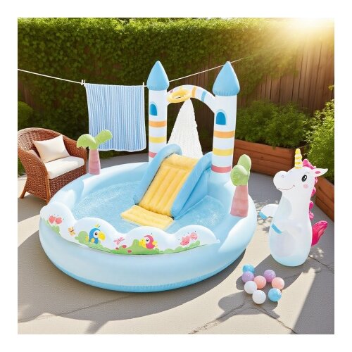 Intex play centar Unicorn Castle 196 x 178 x 127 cm ( 56148 ) Cene