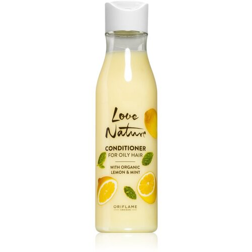 Oriflame Love Nature Organic Lemon & Mint lahek balzam za mastne lase 250 ml Cene