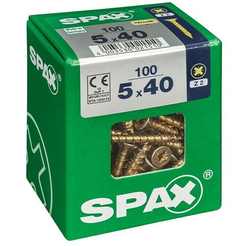 SPAX Univerzalni vijak (5 x 40 mm, Puni navoj, 100 Kom.) Cijene