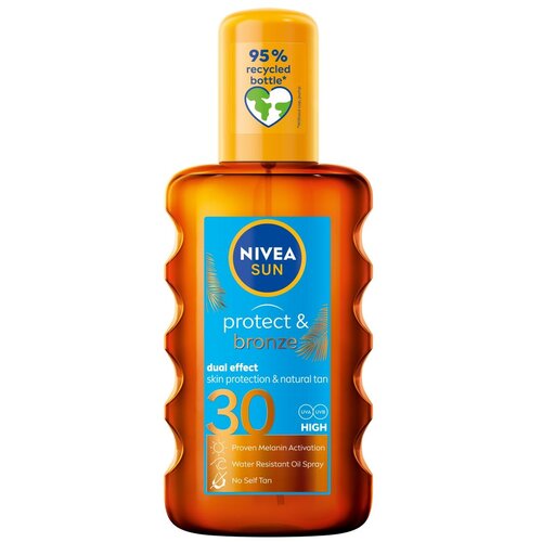 Nivea sun Protect & Bronze Oil Spray SPF30 vodootporno ulje za za&scaron;titu od sunca 200 ml Cijene