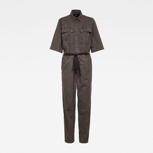 G-star Jumpsuit - Army straight jumpsuit wmn 1\2 slv brown Slike