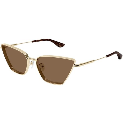 Alexander Mcqueen AM0501S 002 ONE SIZE (58) Zlata/Rjava Slike