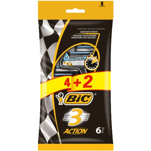 Bic Brijač 3 action 4+2 gratis Cene