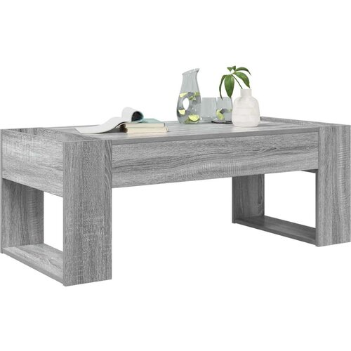  Stolić za kavu Siva Sonoma 110 x 50 x 41 cm Konstruirano drvo Slike