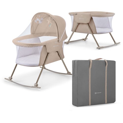 Kinderkraft krevetić LOVI 3u1, beige Cene