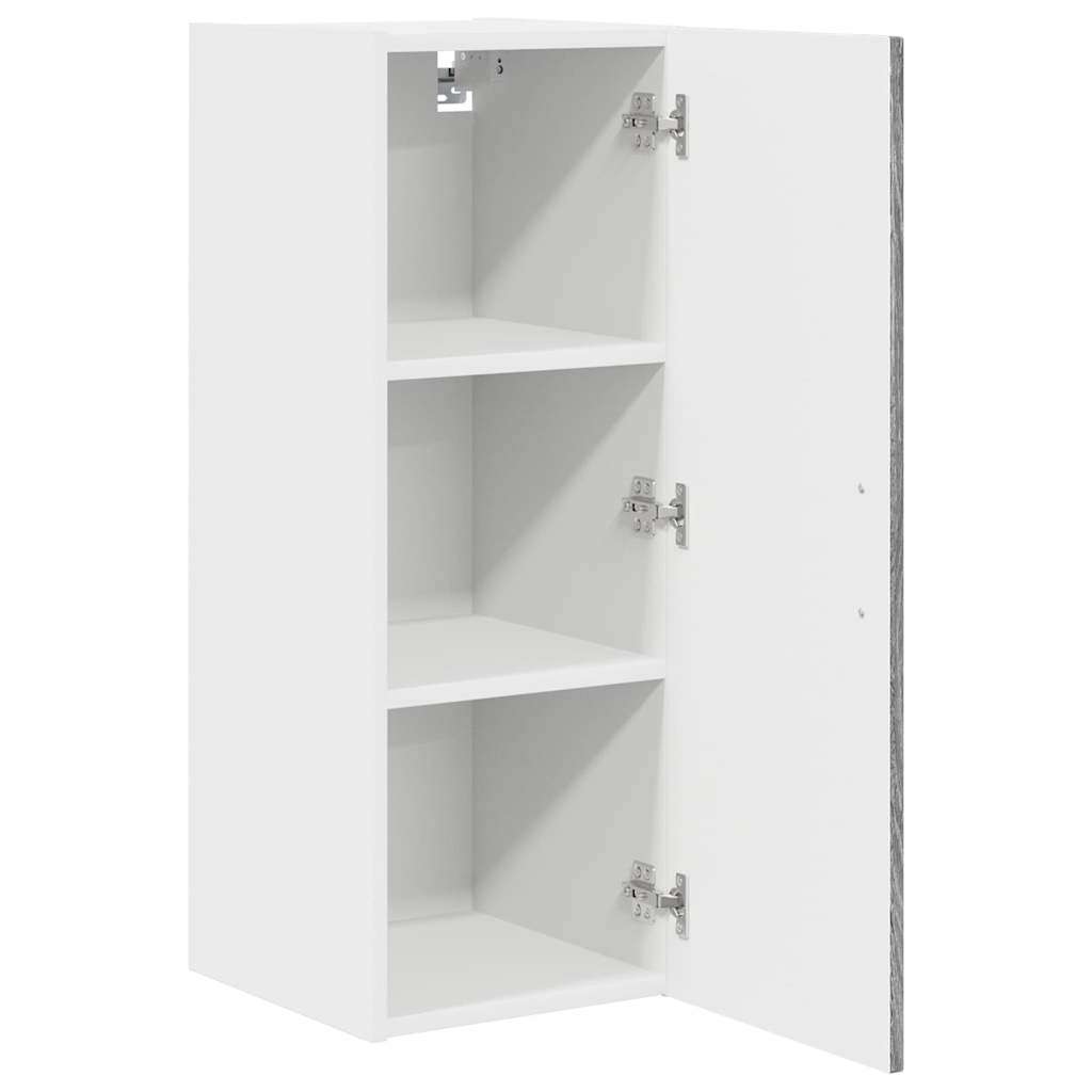  Zidni kuhinjski ormarić Zidne 2 pcs Siva Sonoma 30 x 31 x 80 cm Slike