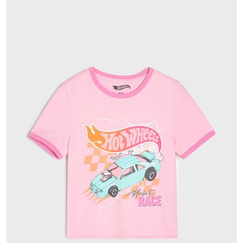 Sinsay Pamučna majica s printom Hot Wheels Cijene