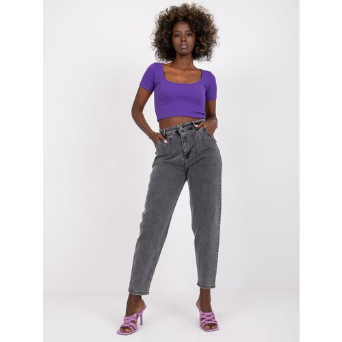 MOONART Trousers jeans-MR-SP-253.22P-black Cene