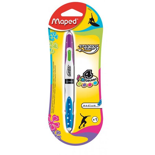 Maped Kemični svinčnik Twin Tip, 4/1, Tatoo Child (57739) Cene